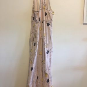 Anthropologie Grey Tulip Maxi Dress
